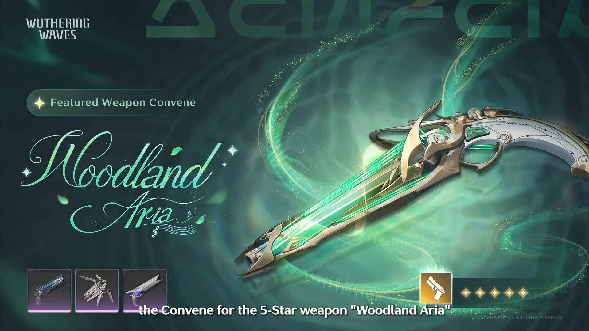 Пистолет Woodland Aria в баннере версии 2.3
