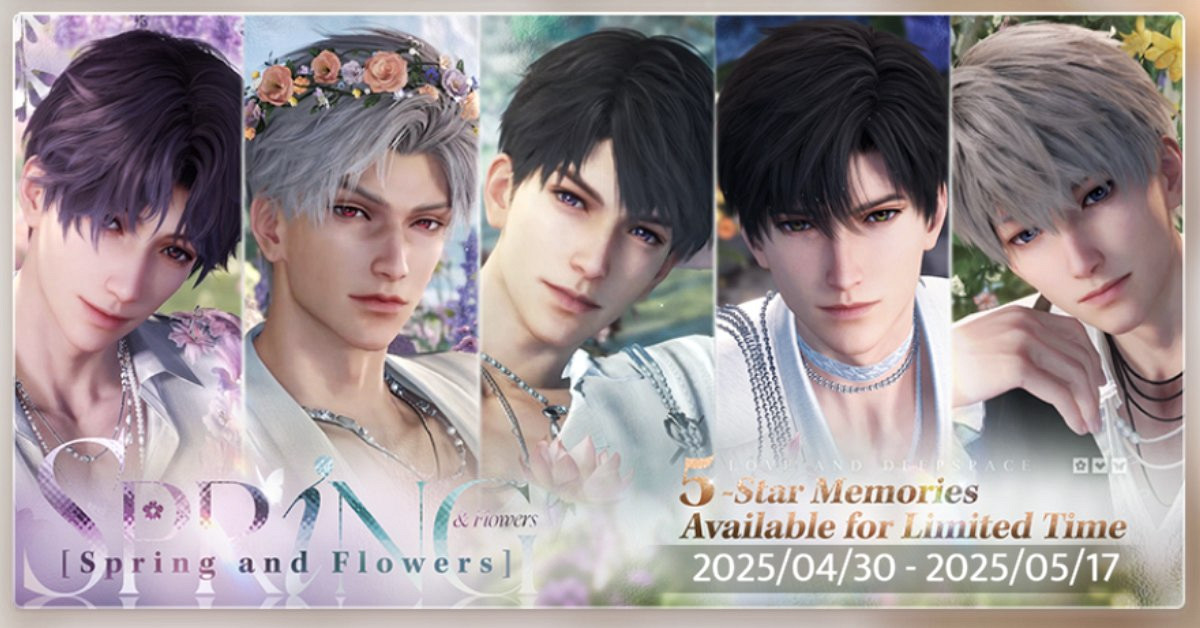 Мультибаннер Spring and Flowers в Love and Deepspace
