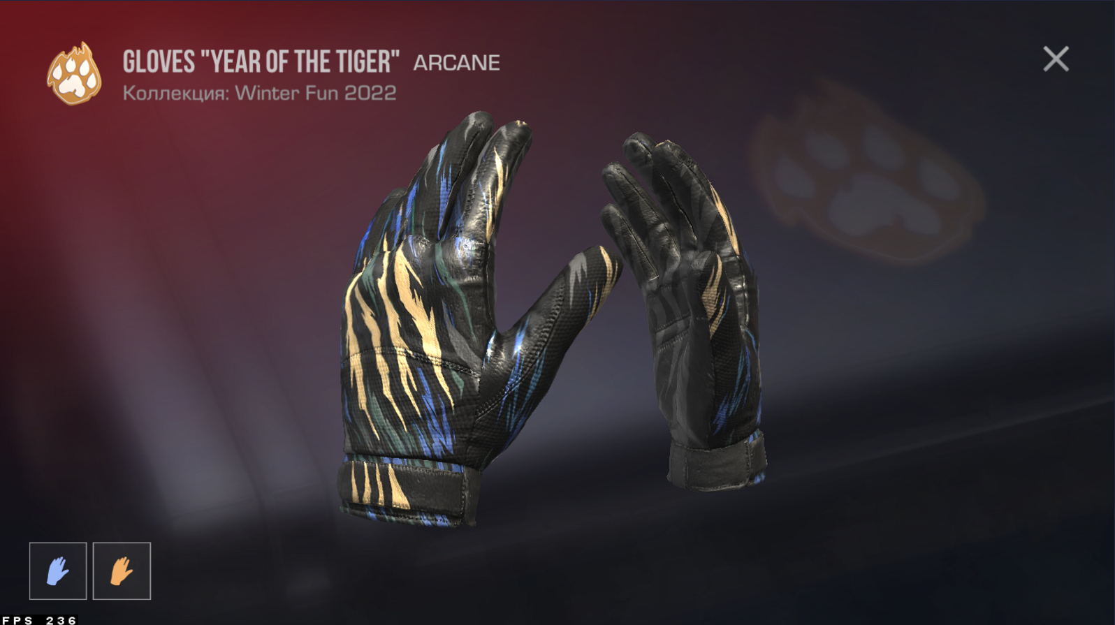 Перчатки Gloves YEAR OF THE TIGER