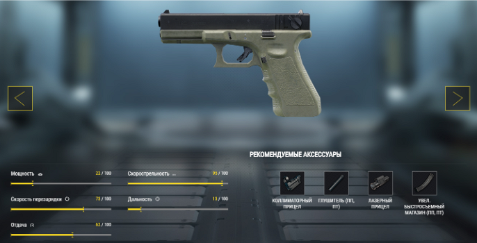 Пистолет P18C