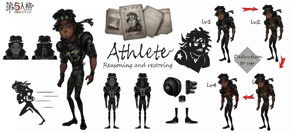 Концепт-арт Форварда в Identity V