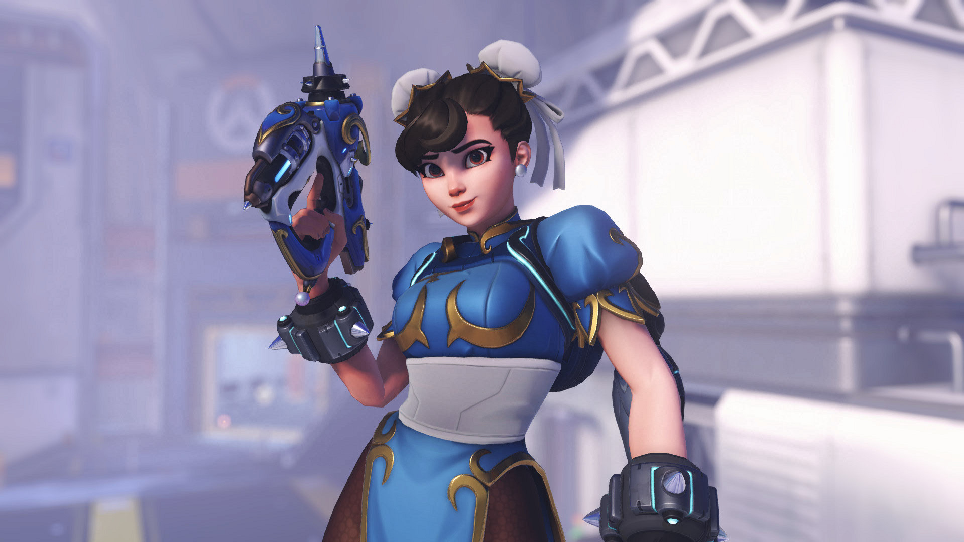 Облик Чунь Ли из игры Street Fighter на Юнону из Overwatch
