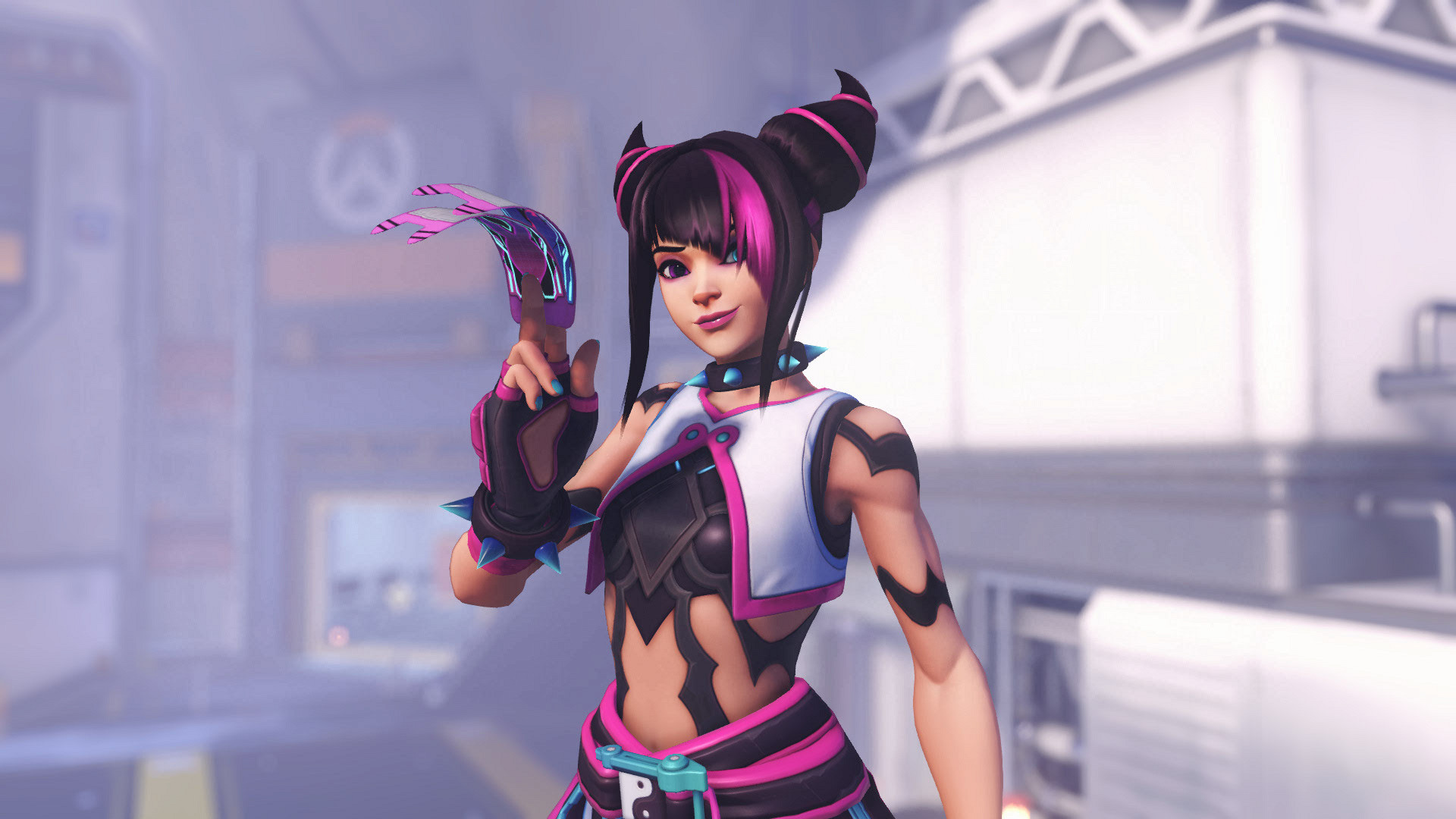 Облик Джури из Street Fighter на Кирико из Overwatch