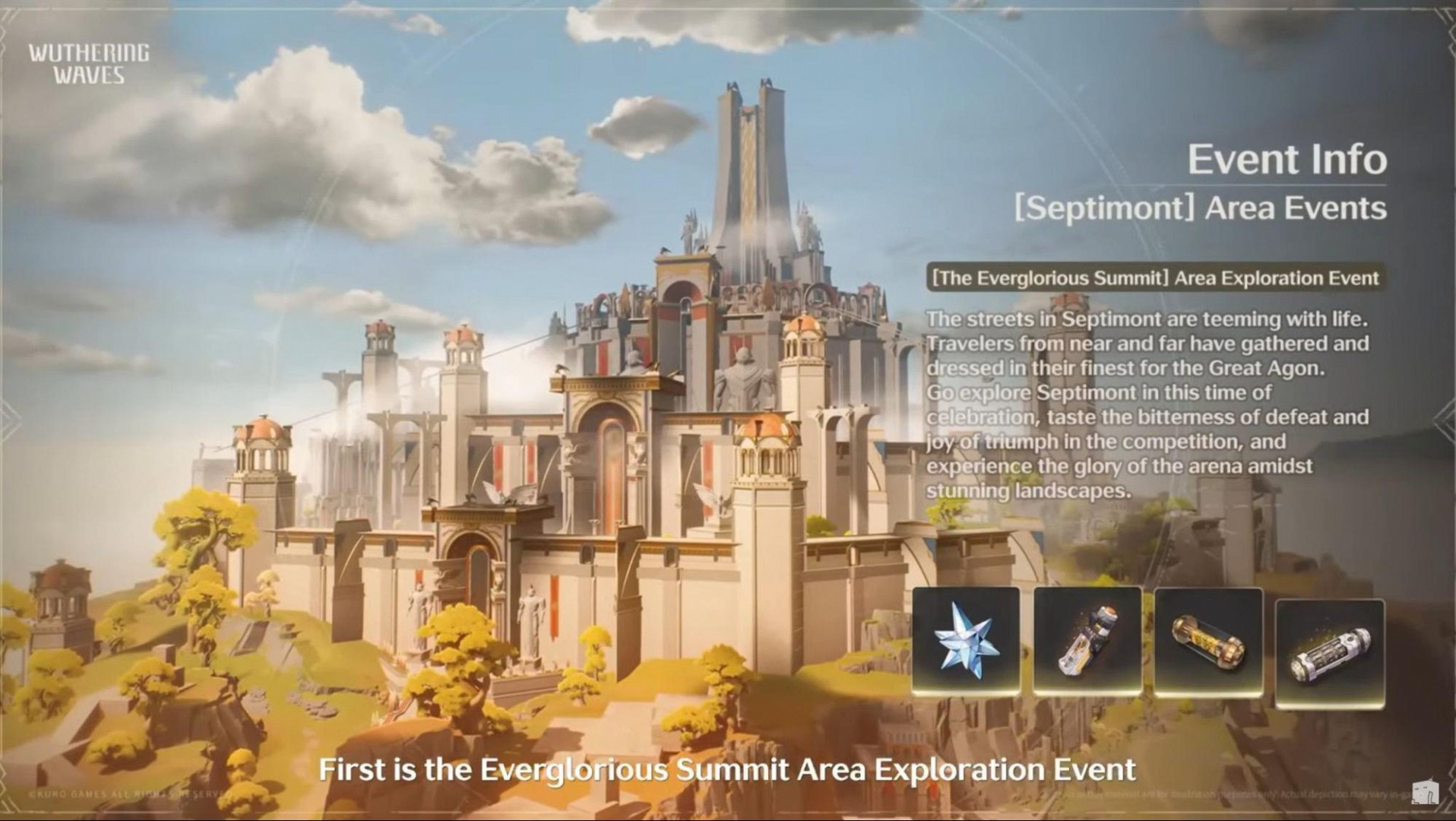 Событие The Everglorious Summit в 2.4 Wuthering Waves
