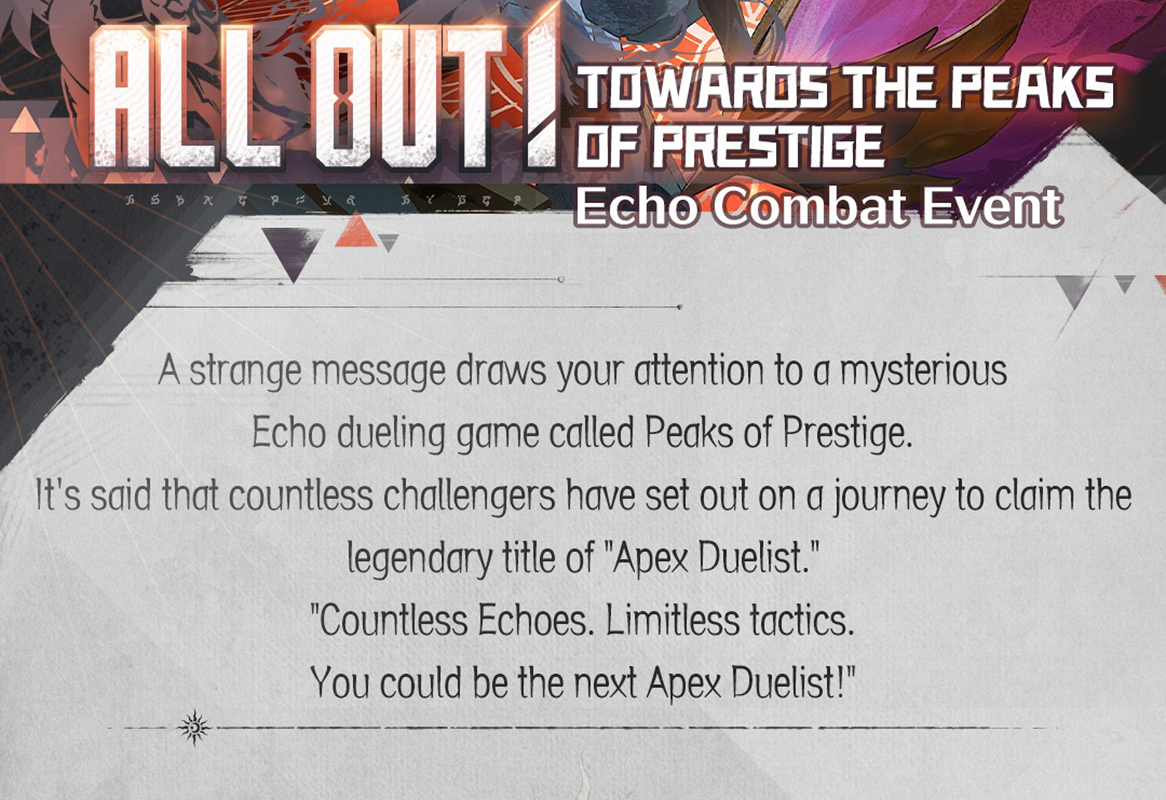 All Out! Towards the Peaks of Prestige