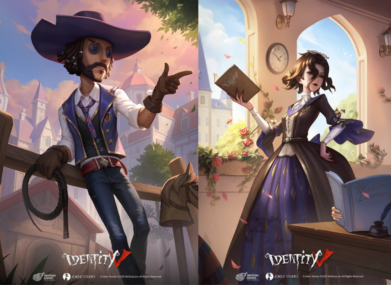 Скины серии Ivory Tower на персонажей Bloody Queen и Cowboy