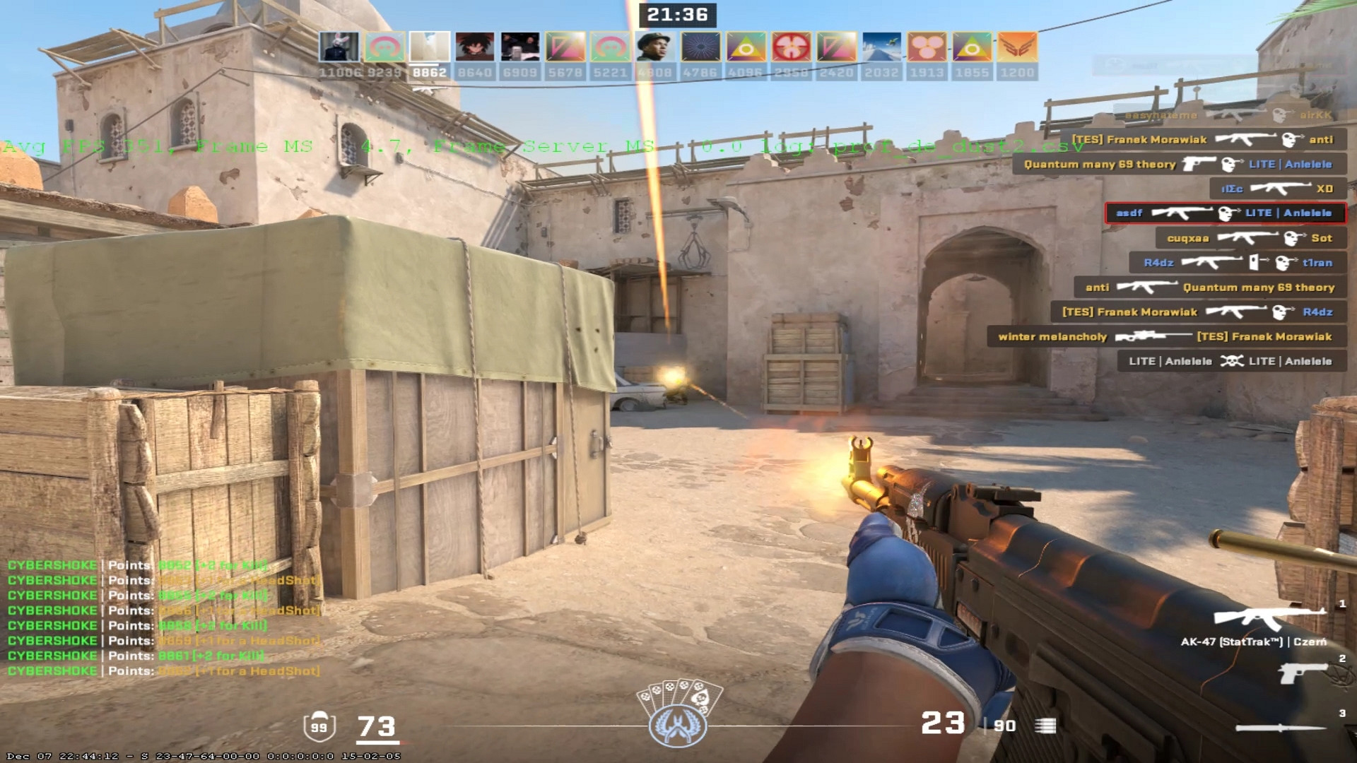 Бой в Counter-Strike 2