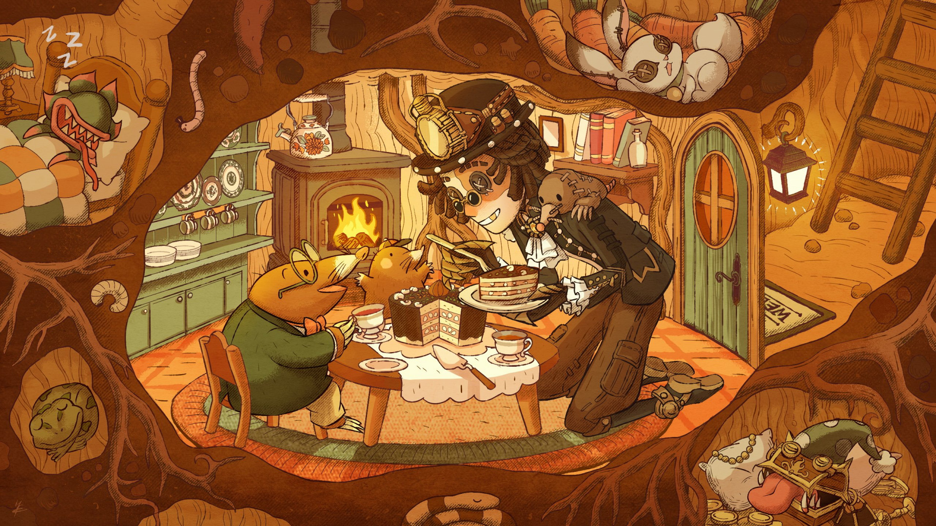 Оифицальная иллюстрация со скином Mr. Mole