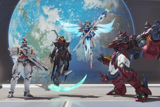 Когда мехи и герои Overwatch 2 встречаются: Коллаборация с Gundam Wing