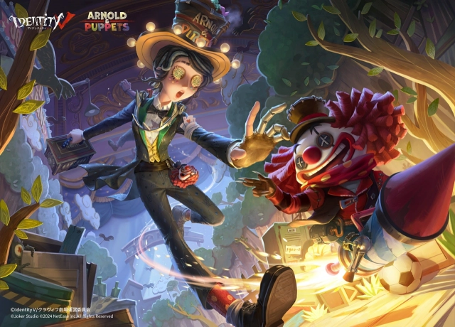 Официальная иллюстрация костюма «Stage Host» из Identity V