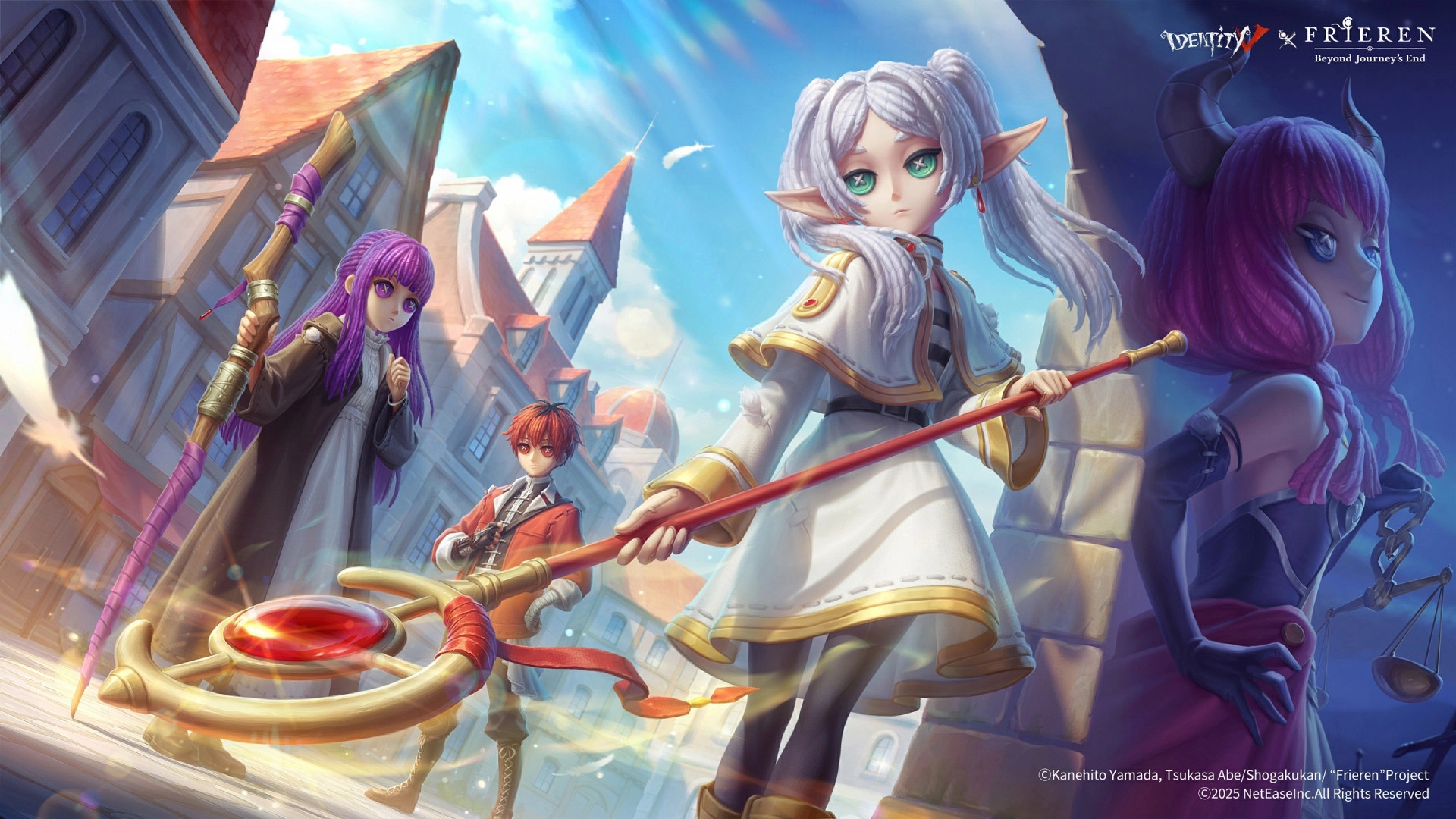 Официальная иллюстрация Identity V x Frieren: Beyond Journey's End
