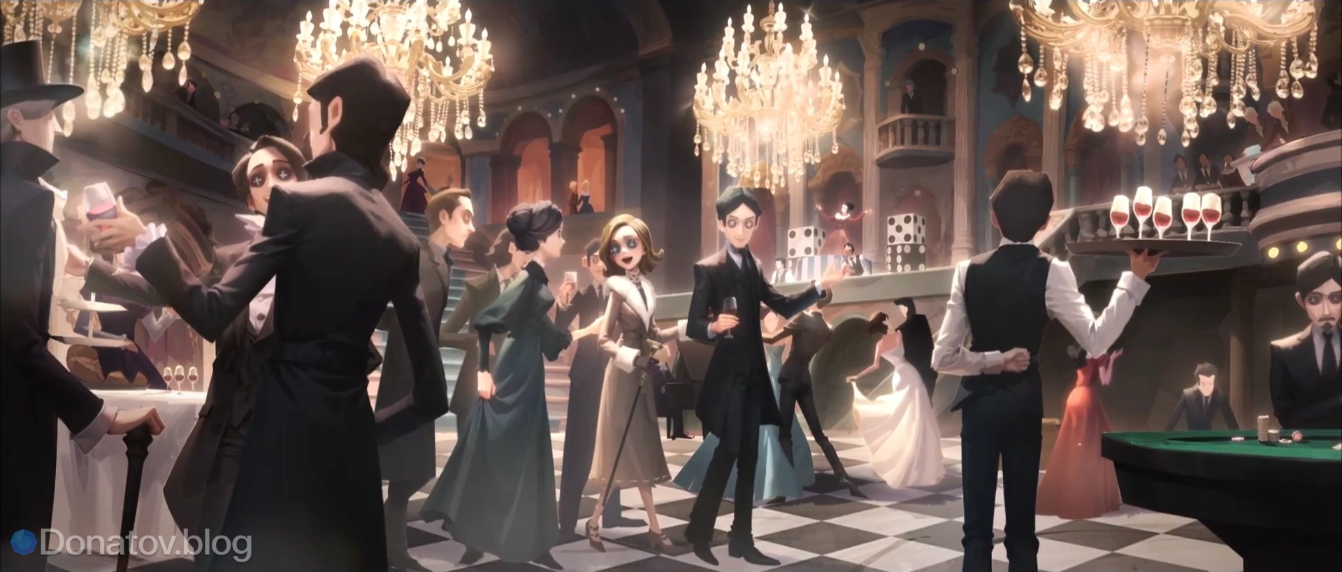 Кадр из трейлера Леди Фаро в Identity V