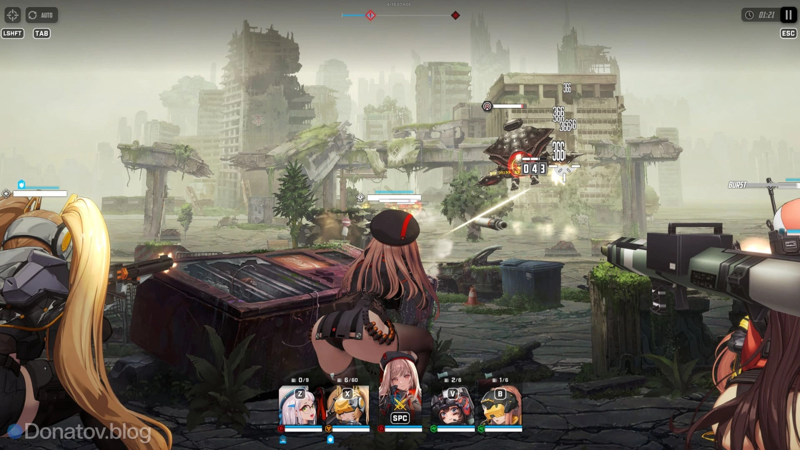 Геймплей Goddess of Victory: Nikke