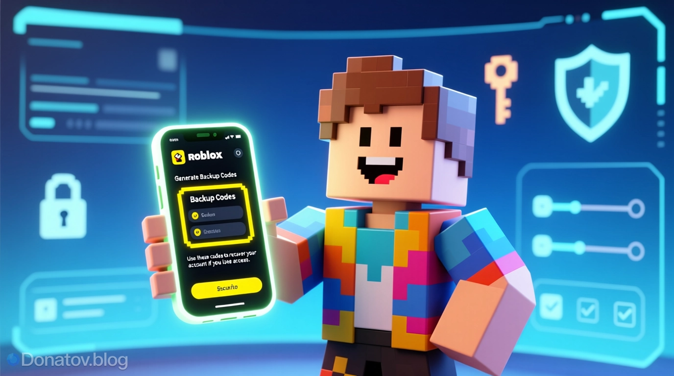 Резервные коды в Roblox: как их сгенерировать и для чего они нужны