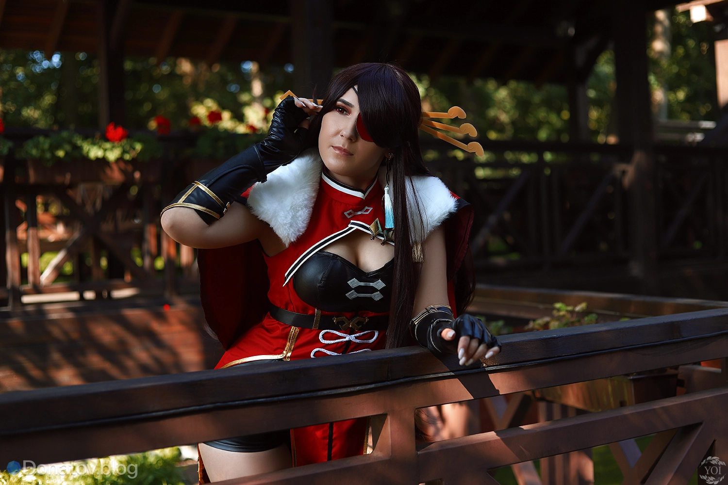 Косплей Бэй Доу из Genshin Impact от AkaRi: капитан Южного Креста вживую