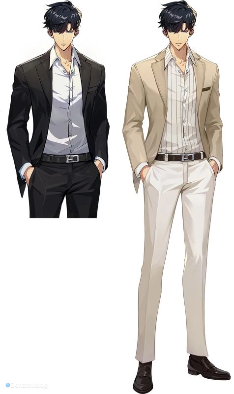 Черный костюм Black Suit для Сон Чину