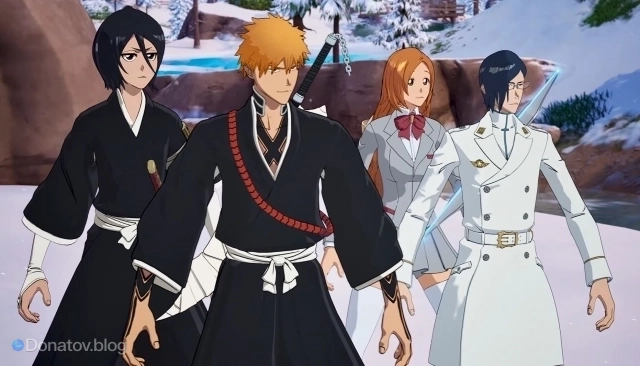 Коллаборация Fortnite и Bleach: все персонажи, скины и дата выхода