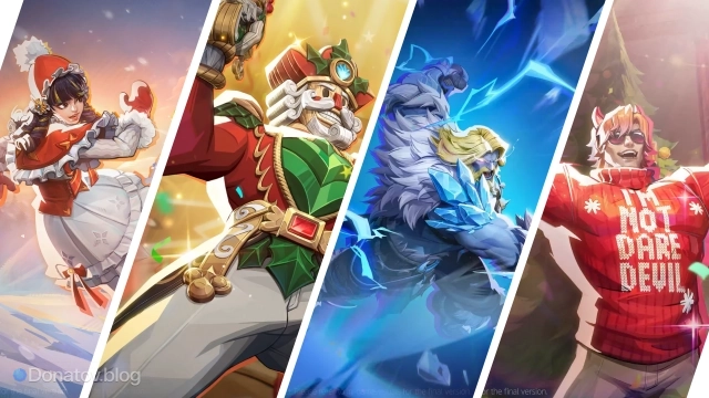 Декабрьские облики Marvel Rivals — зима и праздники в магазине