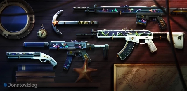 Коллекция «Нептун» в Valorant: облики с тематикой морских кораблей