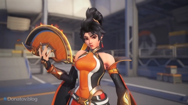 Анонс Ань Жань в Overwatch, новой героини «Урона» с огненными веерами