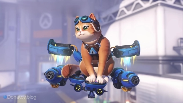 Фика (Jetpack cat) в Overwatch: милая кошечка станет первым летающим саппортом
