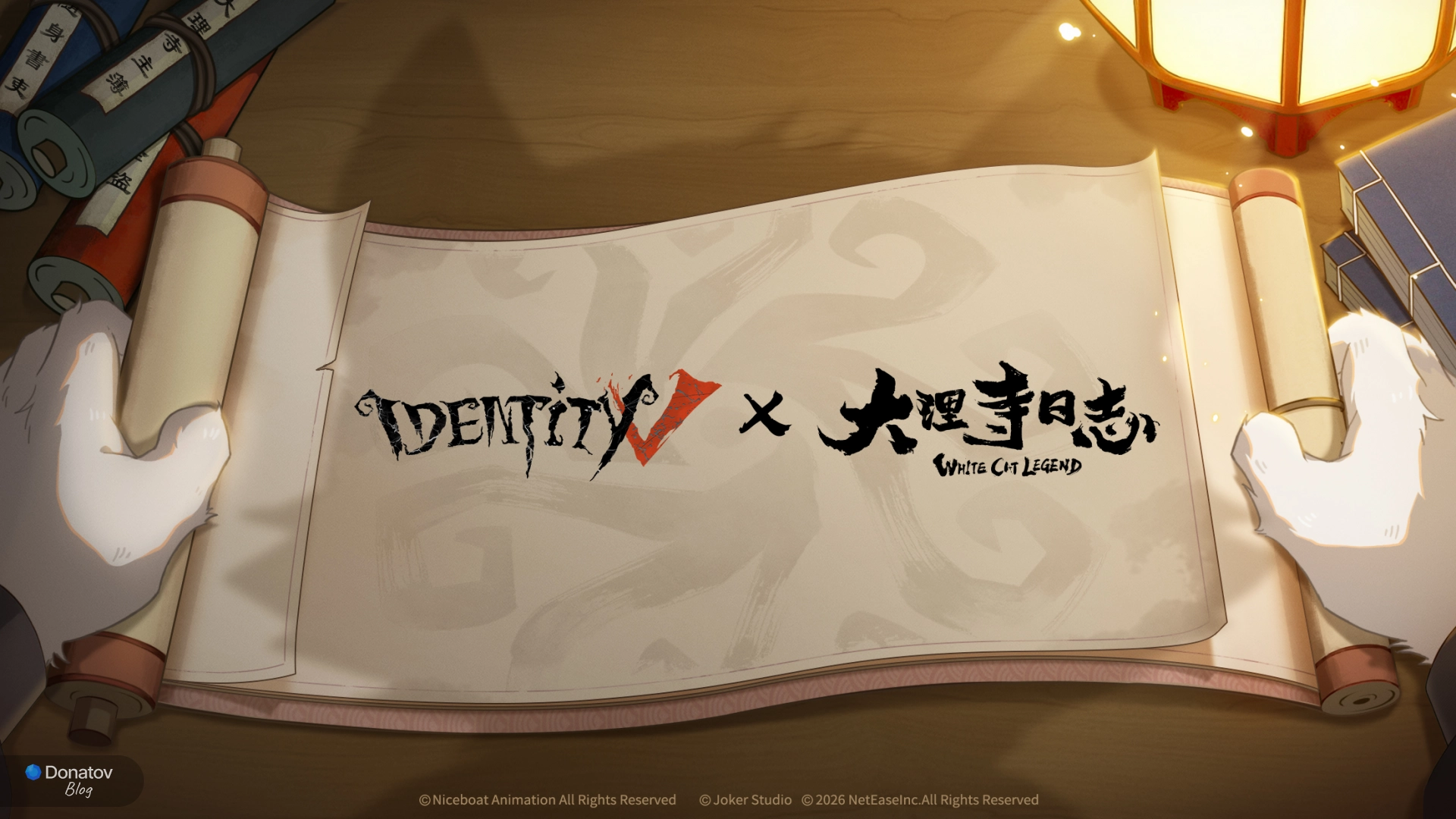 Анонс кроссовера Identity V × White Cat Legend