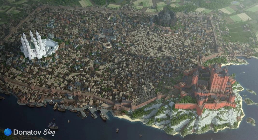 Королевская гавань в Minecraft