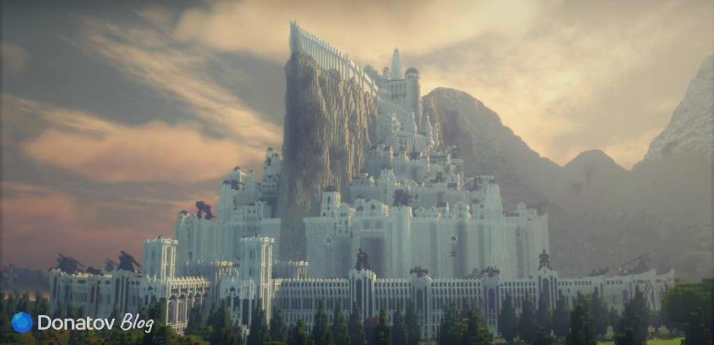 Минас Тирит в Minecraft
