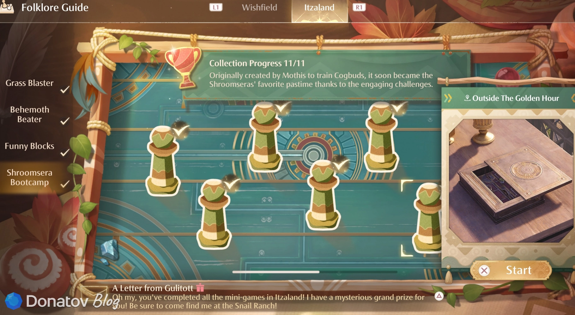 Как начать игру через Folklore Guide в Infinity Nikki