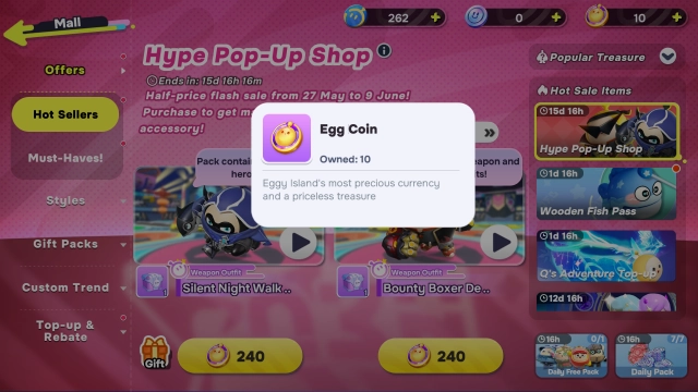 Egg Coin в игре Eggy Party