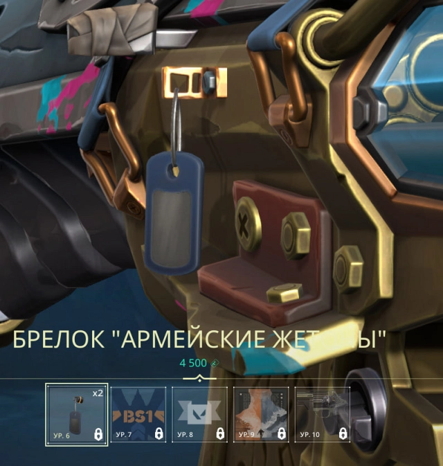 Брелок — Армейские жетоны