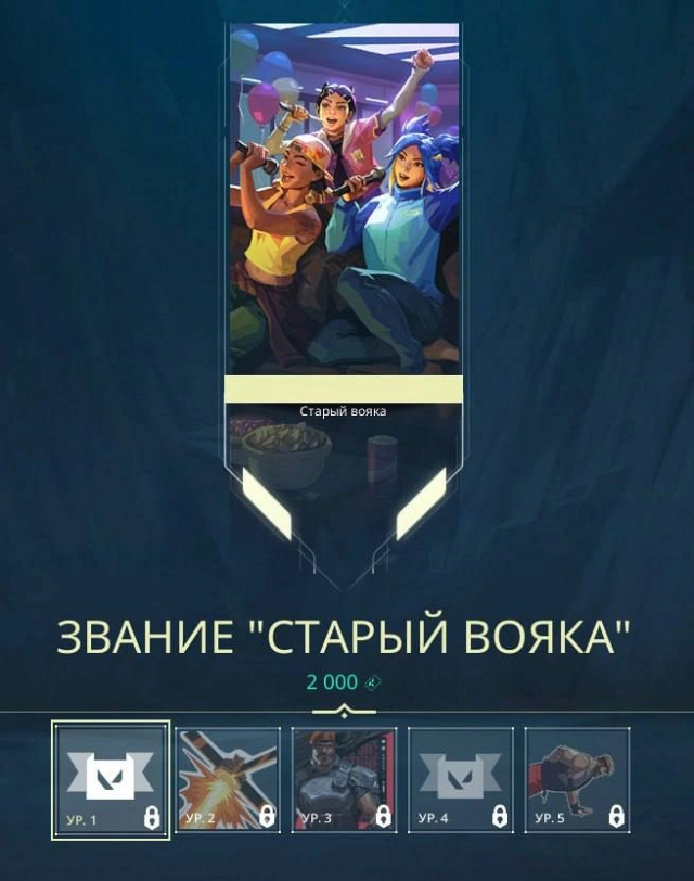 Звание — Старый вояка