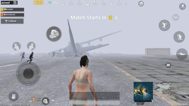 Игровой спавн на карте Эрангель в игре PUBG Mobile
