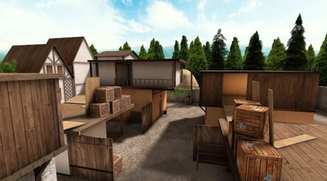 Центр карты Village