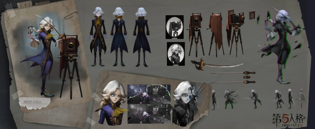 Концепт-арт персонажа Photographer в Identity V