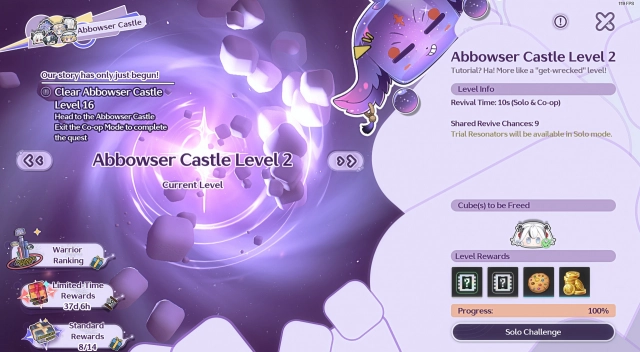 Уровни в замке Аббоузера (Abbowser Castle)