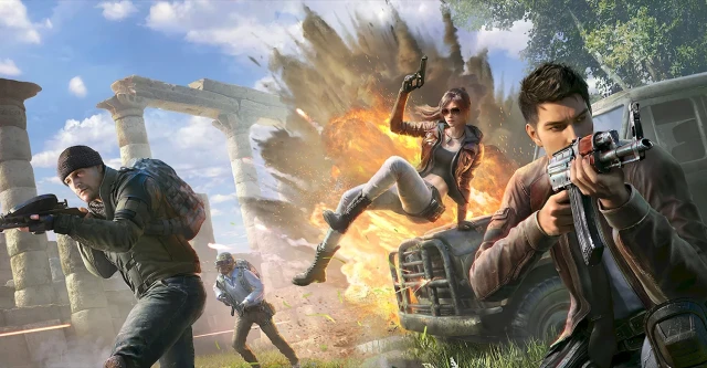 Перестрелка в игре PUBG MOBILE