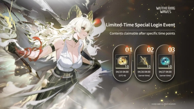 Limited-Time Special Login Event в Wuthering Waves
