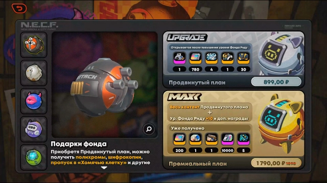 Планы Фонда Риду в ZZZ