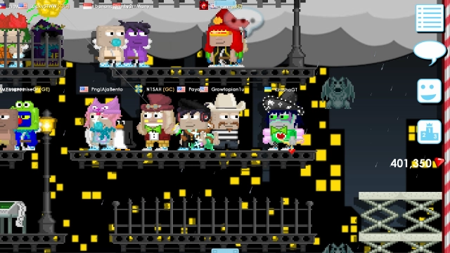 Общайтесь и заводите друзей в Growtopia