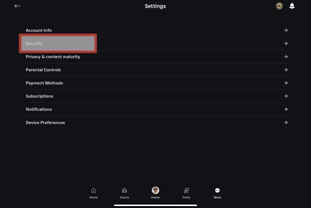 Вторая строчка сверху
