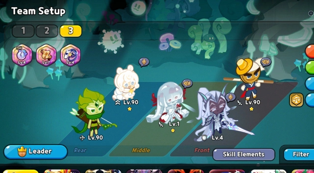 Отряд с Agar Agar Cookie без Fire Spirit Cookie
