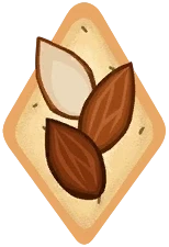 Pure Vanilla Cookie Твёрдый миндаль
