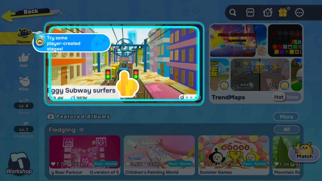 Путешествуйте в миры, построенные другими игроками