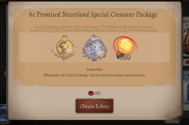 Пакет The Promised Neverland Special Crossover Package в игре