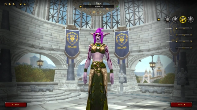 Настройка внешности персонажа в World of Warcraft