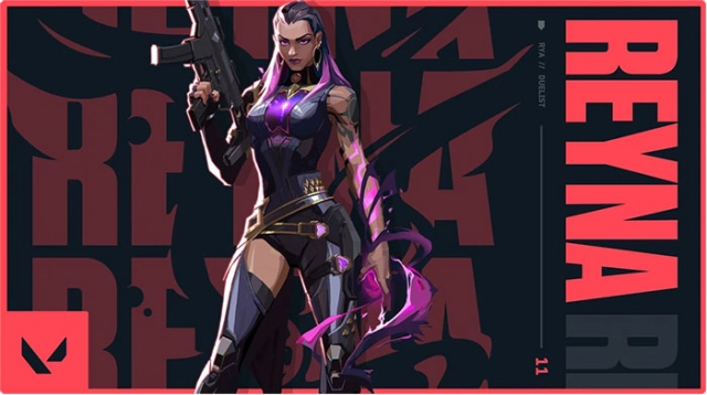 Иллюстрация агента Reyna в Valorant