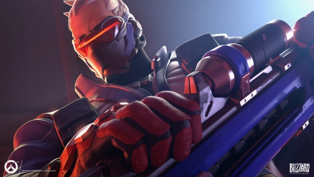Герой Солдат-76 из игры Overwatch 2