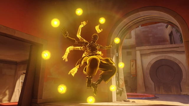 Герой Дзенъятта из игры Overwatch 2
