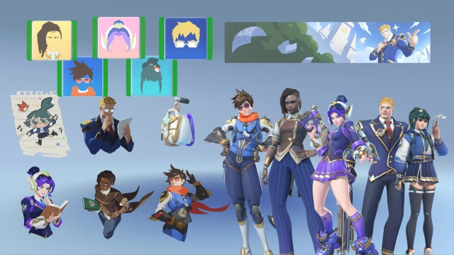 Что входит в меганабор «Академия Overwatch»